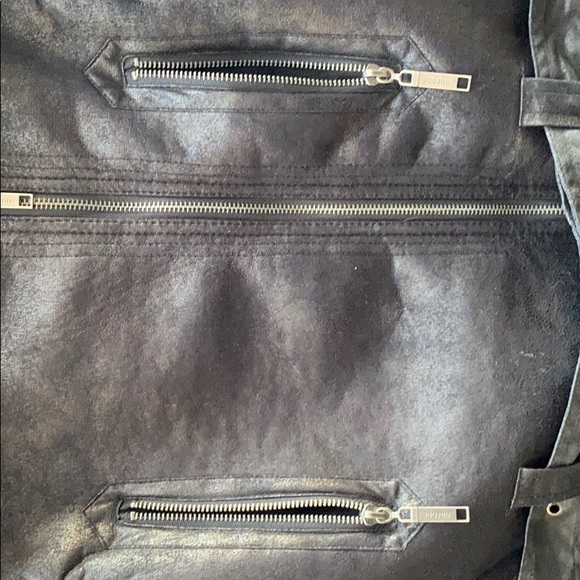 JOU JOU FAUX LEATHER BIKER JACKET - Picture 5 of 14